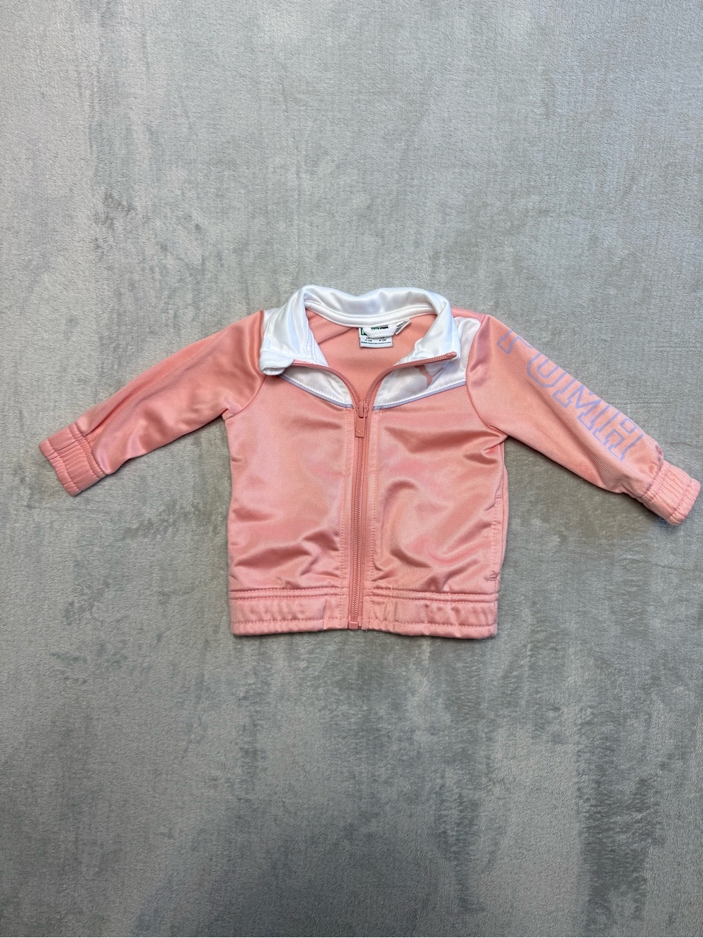 Puma Baby Girls 0-3M Pink Track Jacket